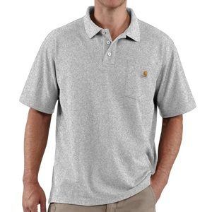 NEW CARHARTT Loose Fit Midweight Short-Sleeve
Pocket Polo Size:3XL
